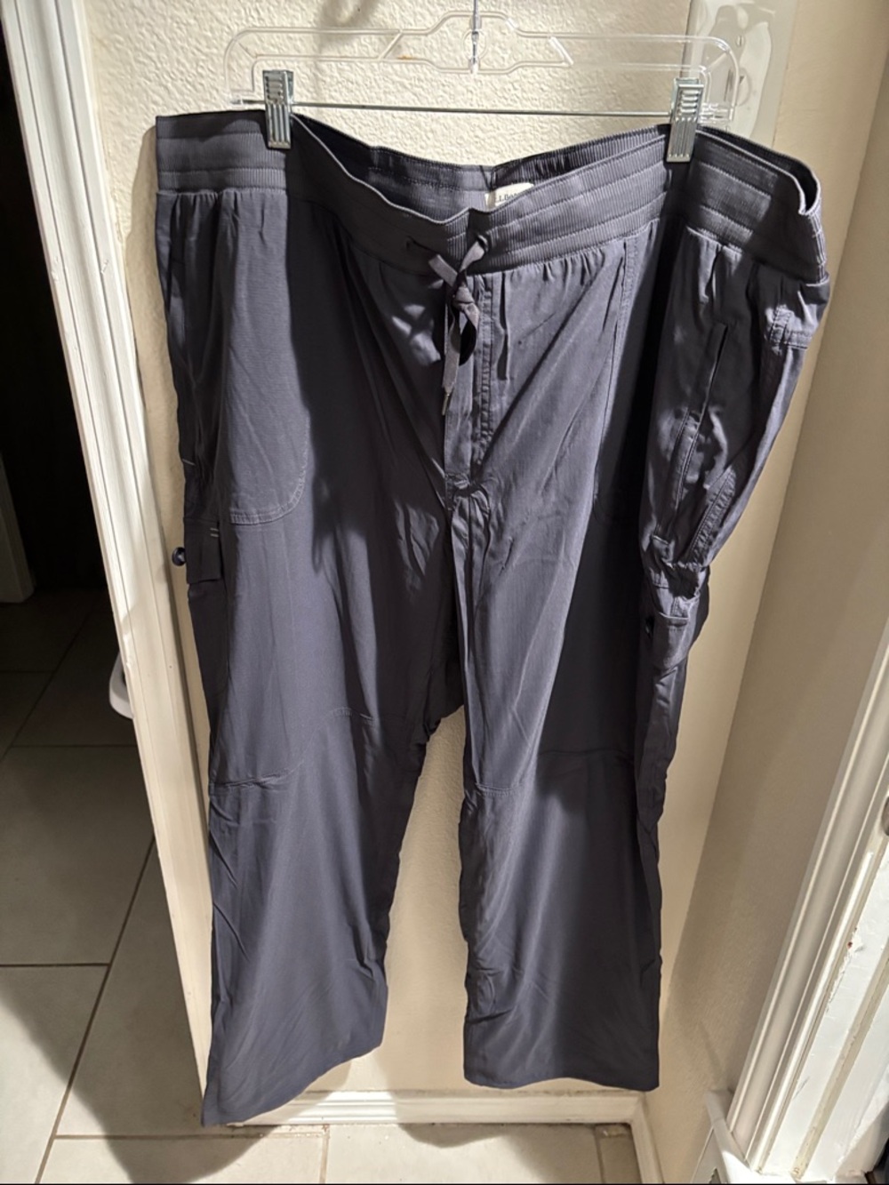 L.L. Bean Men's Charcoal Gray Cargo Pants 3X NWT